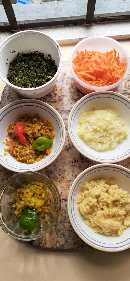 Ingredient prep bowls