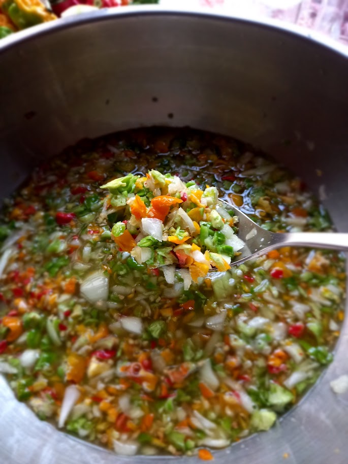 Handmade pepper sauce